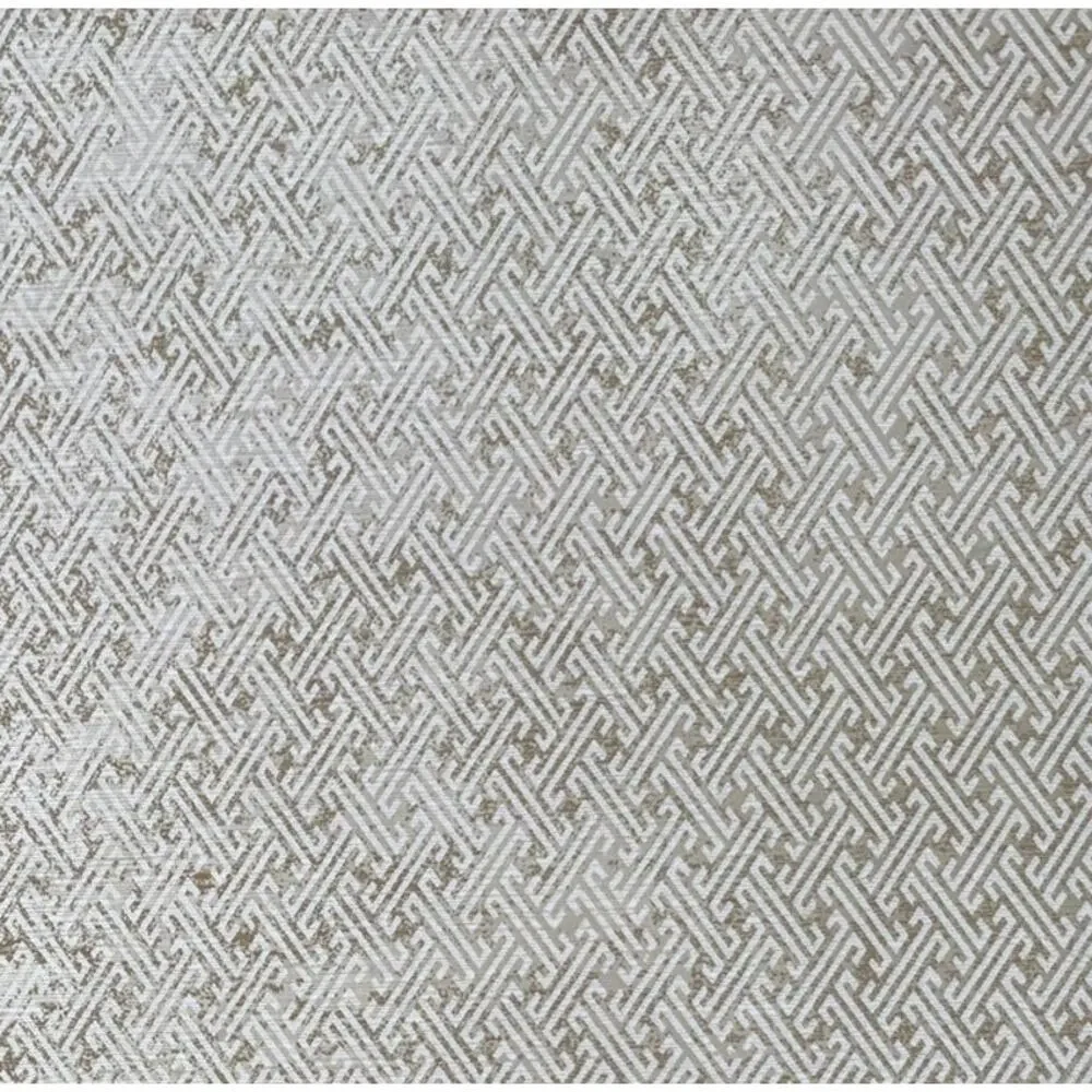 York Fine Wallpaper Beige White Geometric Traditional Style AD1231 One Roll NEW